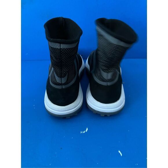 LANDS END Black AND Grey ACTION Women's Size 8 PULL ON Boots 47405 - Picture 3 of 6